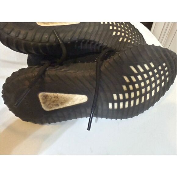 Adidas Yeezy Men\'s Boost 350 V2 Lace Up Low Top Sneaker Shoes Black Size 6 main image 5